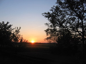 Sonnenuntergang - Bornum am Elm am Rottensweg
