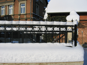 "Schlosss Bornum" im Schnee, Februar 2010