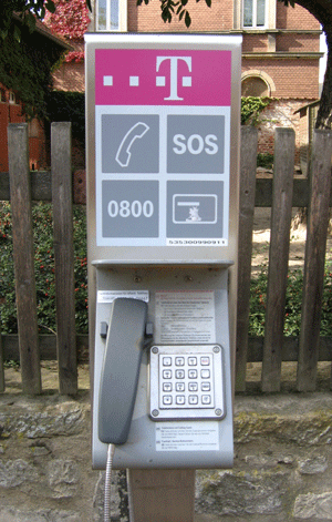 Die Bornumer Telefonzentrale der Telekom - Danke !